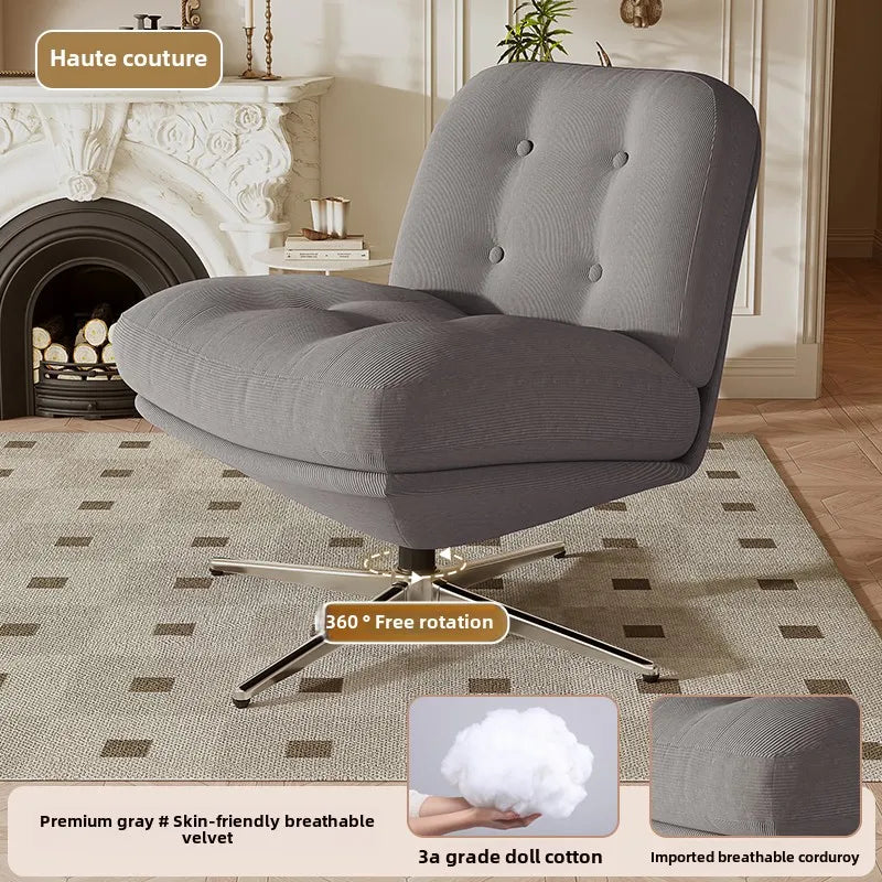 Light Luxury Single Sofa Chair – Bauhaus Medieval Leisure Accent Chair