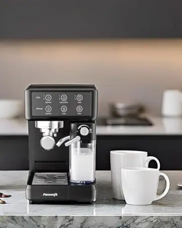 Espresso & Cappuccino Coffee Machine – One-Touch Operation with Automatic Milk Frother