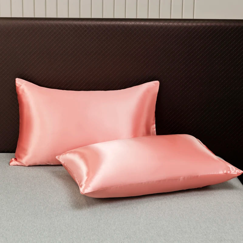 Opulent Solid Color Satin Bedding Set,Includes Flat Sheet, Fitted Sheet, Pillowcases,Luxury Linens for a Royal Sleep Experience