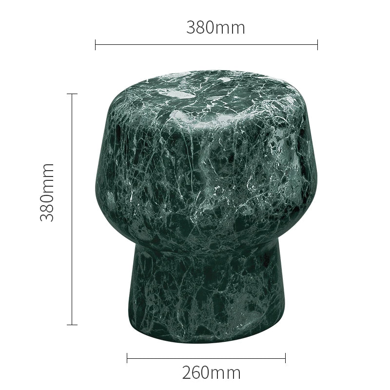 Luxury marble texture coffee tables fashionable green marble effect side table for living room modern