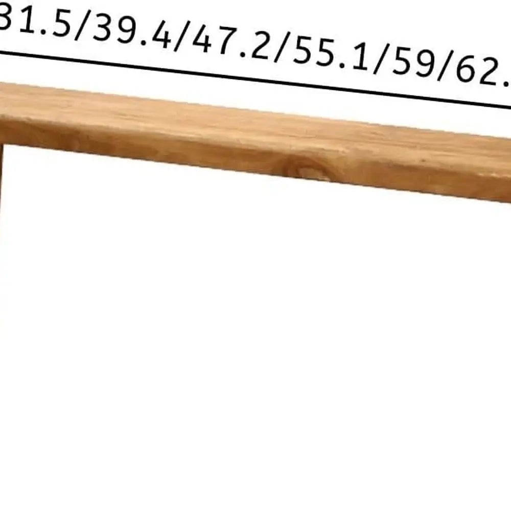 Vintage Wooden Narrow Bench – 62.9″ Rustic Shoe Storage Bench