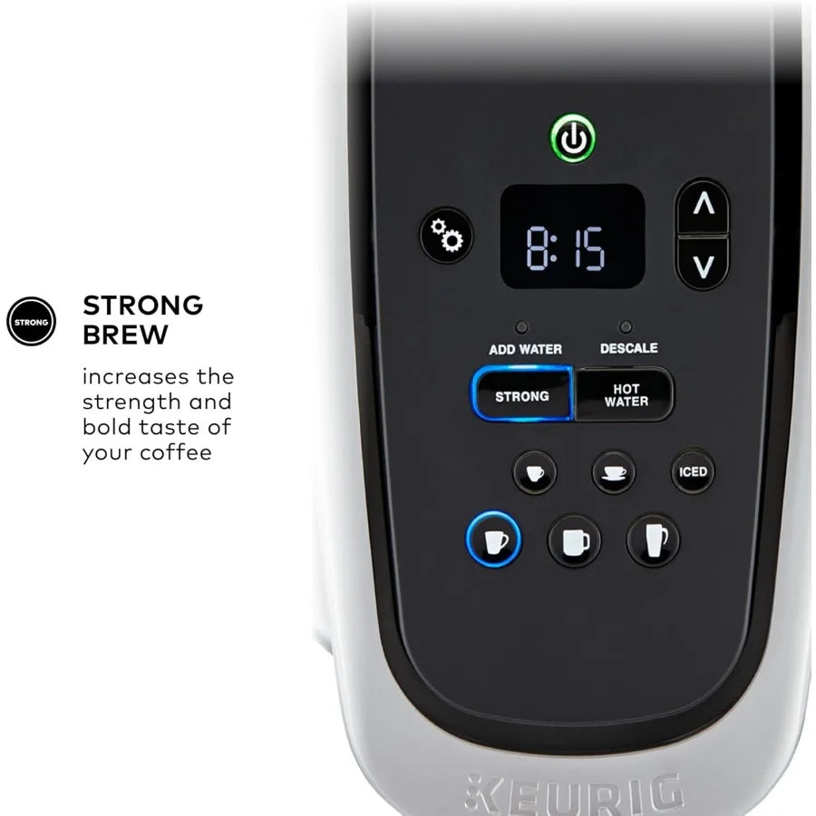 K-Elite Single Serve K-Cup Coffee Maker – Strength & Temperature Control with Iced Coffee