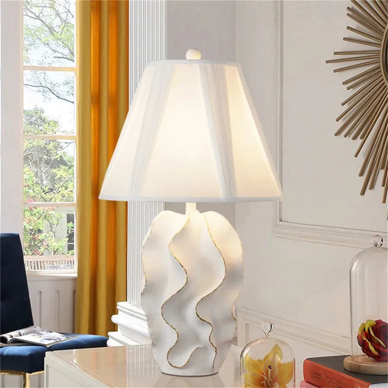 Contemporary Luxury Table Lamp LED Personality Creativity Living Room Bedroom Study Villa Hotel Bedside Household Desk Light