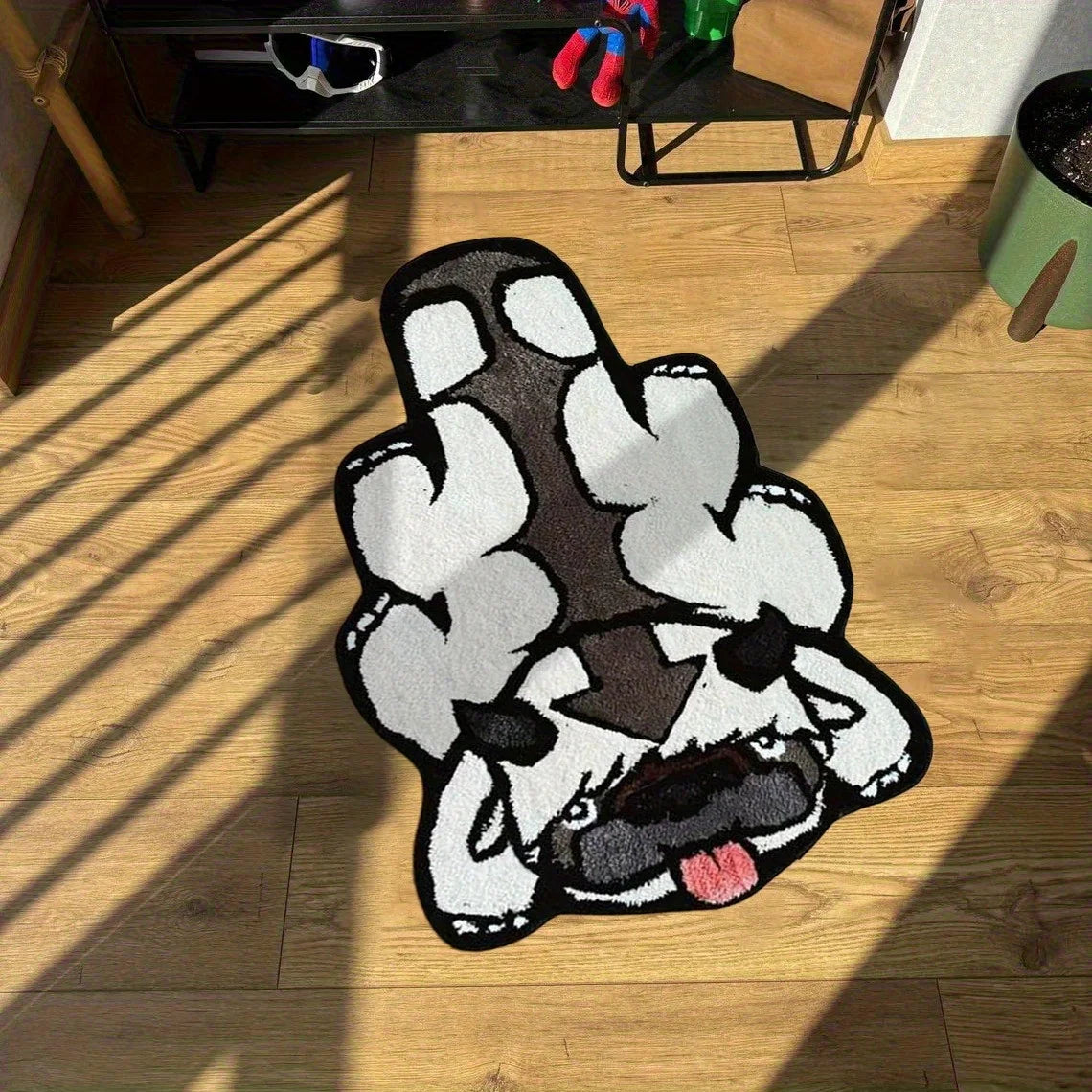 VIKAMA Cartoon Cute Rug - Warm Bedside Rug for Bedroom, Coffee Table Rug, Sofa Rug, Floor Mat for Home Decoration