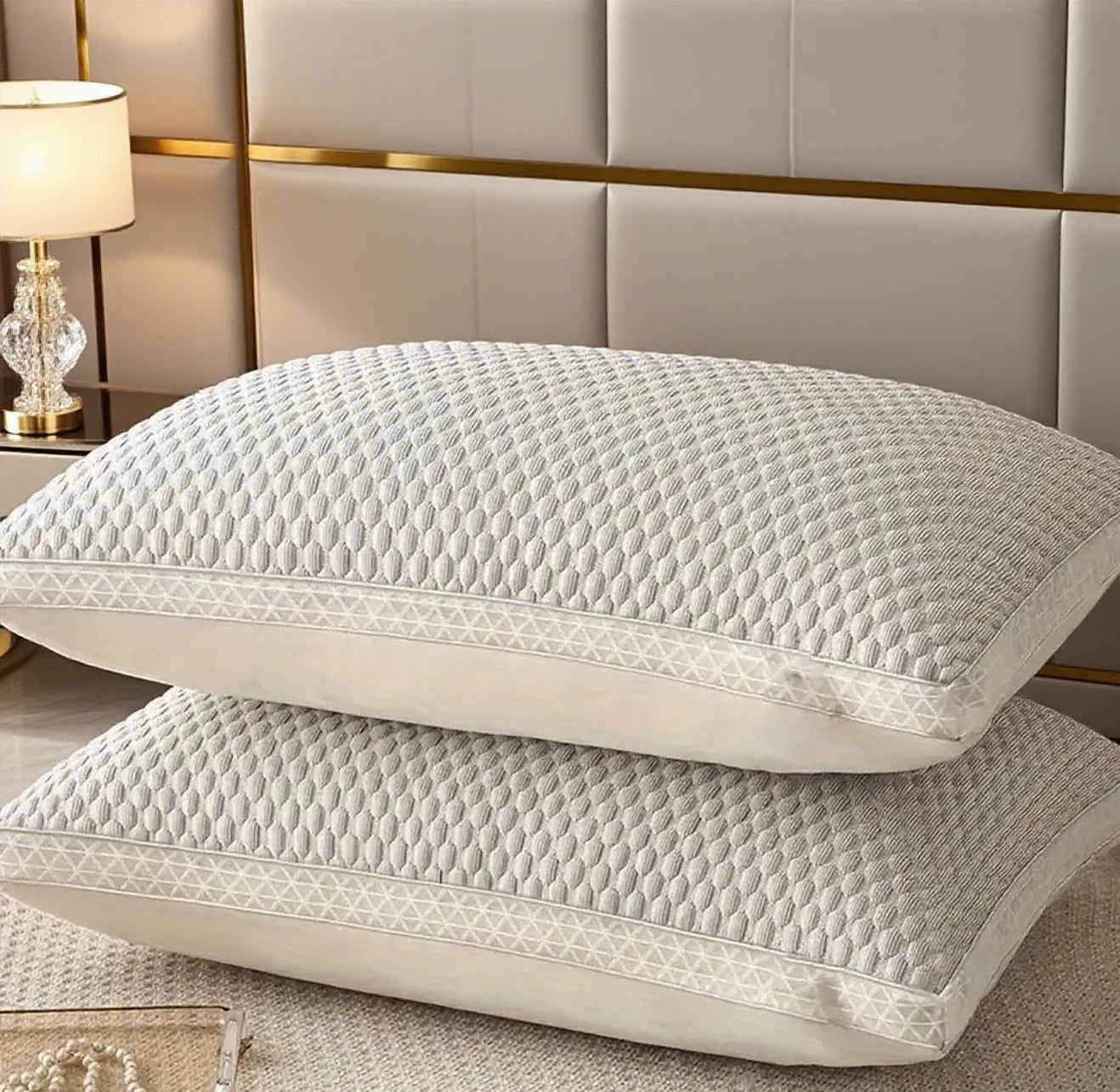A pillow that can flexibly fit the curves of the neck and head in different sleeping positions to provide head support