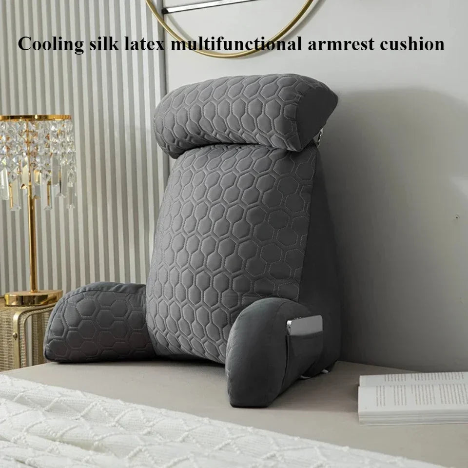 Reading Pillow Bed Pillow Back Cushion Waist Pillows with Washable Cover Chair Arm Standard Cool and Comfortable Cushion Sofa