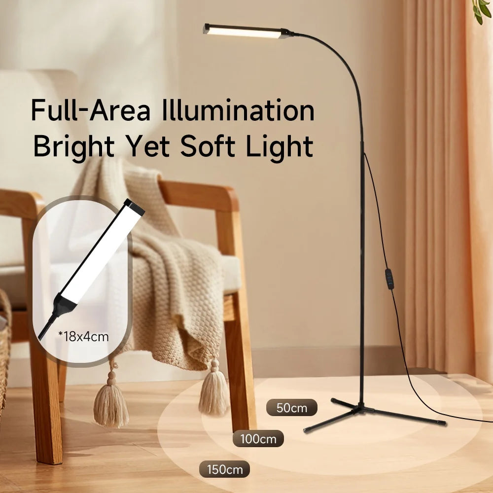 Modern Led Floor Lamp Living Room Dimmable Stand Floor Light Bedroom Led Bedside lamp Reading Lighting For Study Room Decoration