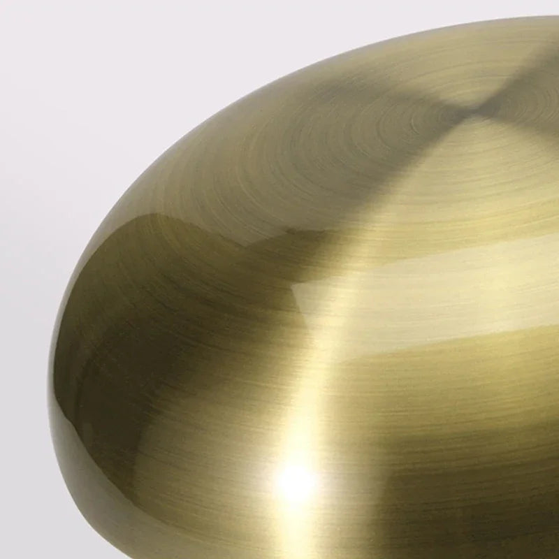 Rechargeable Table Lamp Bedroom Decoration Bar Living Room Bedside Mood Lights Touch Three Level Dimming Metal Mushroom Lamps