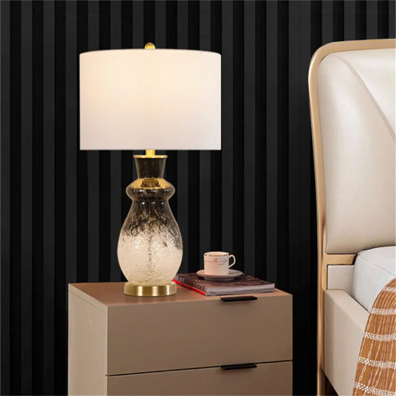 Contemporary Luxury Table Lamp LED Personality Creativity Living Room Bedroom Study Villa Hotel Bedside Household Desk Light