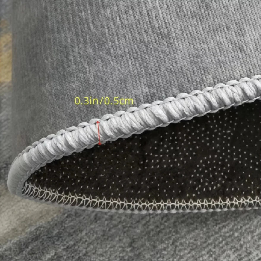 VIKAMA High-Grade Plaid Carpet Kitchen Rug Long Floor Mat Thin Door Mat Living Room Carpet Rug For Bedroom Home Decoration