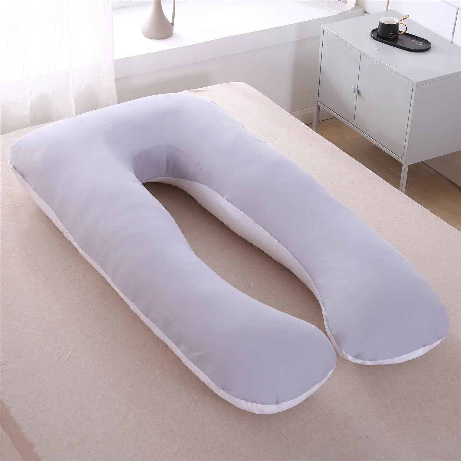Multifunctional Pregnant Women's Pillow Side Lying Pillow Pure Cotton Detachable and Washable U-shaped Napping Pillow Cushion