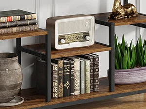 Sofa Table with Shelves,Console Table with Storage,Entryway Table TV Stand, Behind Couch Table Accent Tables for Living Room