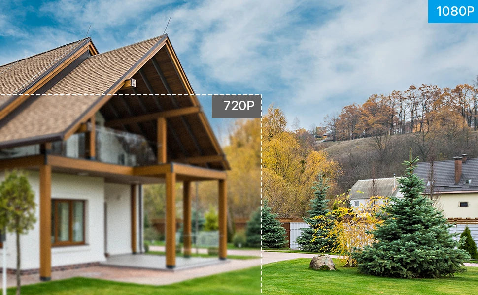 ZOSI 1080P HD Bullet Security Cameras – 4-Pack (Indoor / Outdoor)