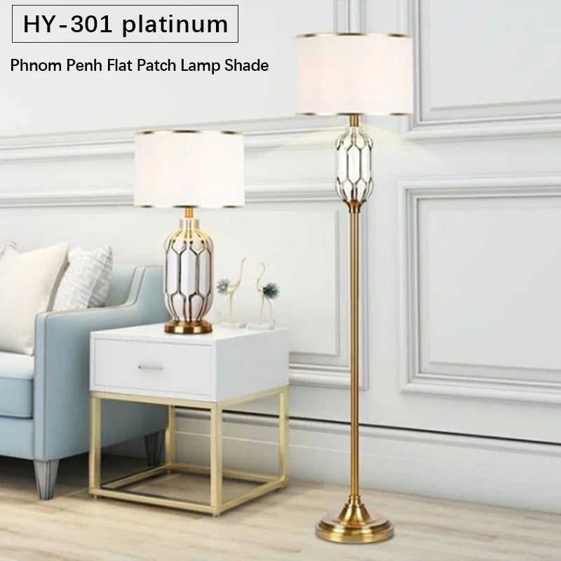 GISELLE Modern Ceramics Floor Lamps Standing LED Creative American Luxury Fashion Table Light For Home Living Room Bedroom
