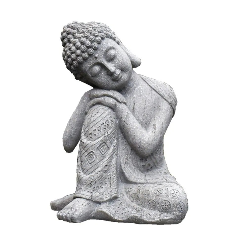 Garden 9.84inch Buddha Statue Resin Large Meditation Buddha Zen Decor Indoor Outdoor