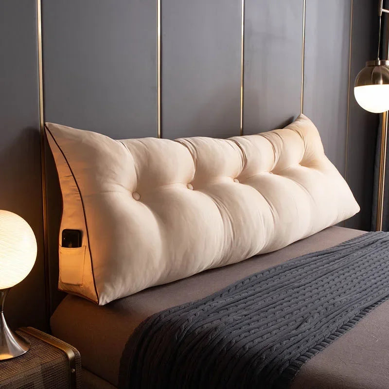 FORMTHEO Large Silk Like Cushion Long Pillow Bed Headboard Tatami Backrest