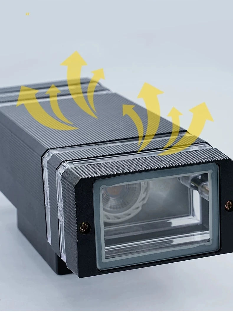 Outdoor wall lights Exterior wall waterproof led wall washers Hotel entrance Upper and lower double-headed pillars Outdoor light