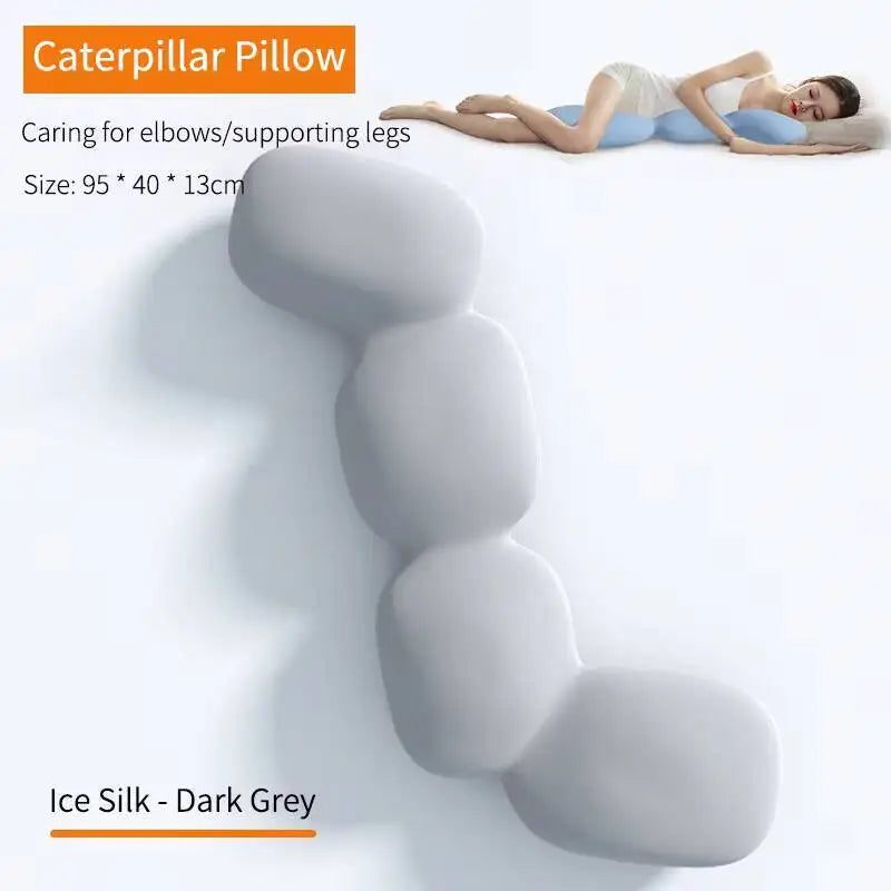 New Long Pillow For Hug Memory Foam Bed Sleeping Body For Pregnant Women Sleeper Ice Silk Comfort Long Pillow Orthopedic Cushion