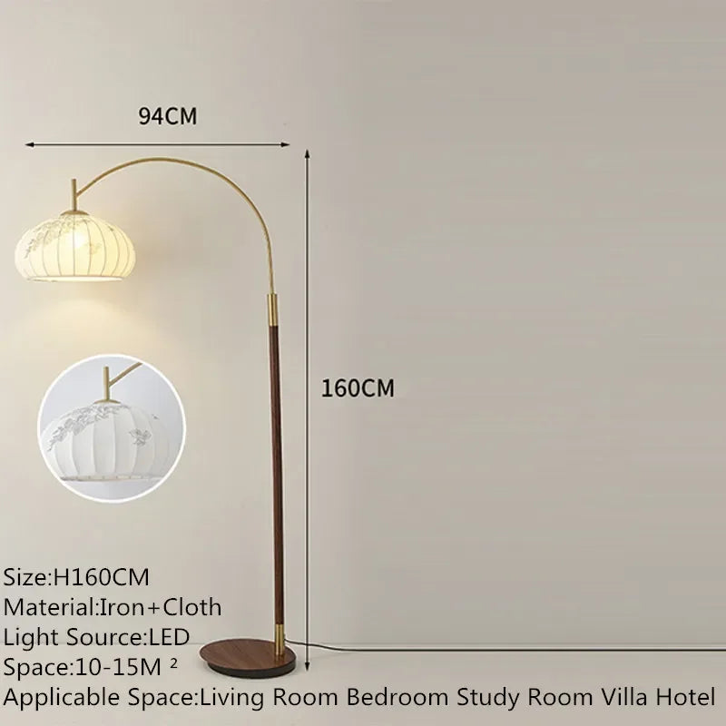 DORIAN Contemporary Floor Lamp Luxury Living Room Bedroom Study Villa Hotel LED Retro Creativity Decorative Standing Light