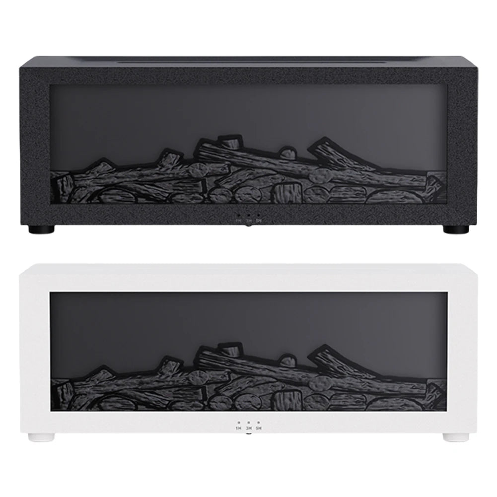 Air Humidifier Essential Oil Diffuser Flame Aroma Humidifier Home Room Fragrance Diffuser with LED Light Aromatherapy Diffuser