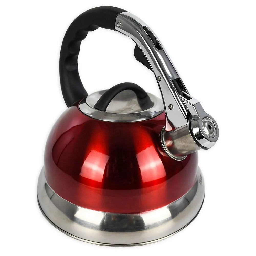 Stainless Steel Whistling Kettle – 3L Induction Compatible Tea & Coffee Kettle