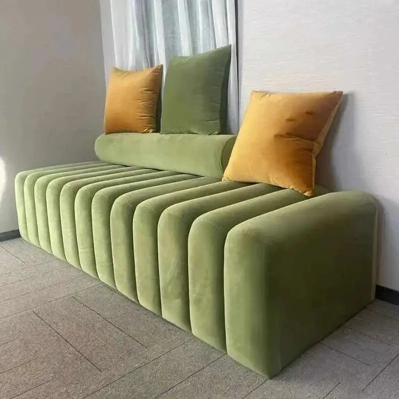 Modern Nordic Shoe Changing Stool – Light Luxury Porch & Living Room Bench