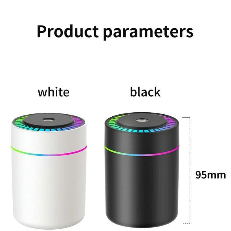 180ML Mini Air Humidifier USB Electric Aroma Diffuser Essential Oil Purifier Aromatherapy Mist Maker Lights For Car Home Bedroom