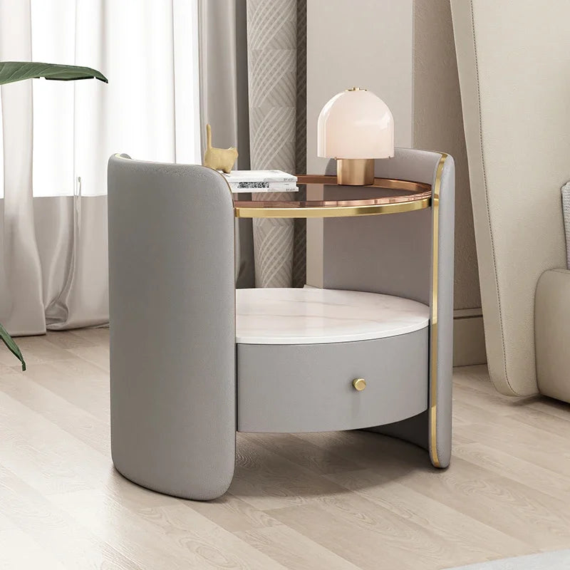 Reative Beauty Night Table Exquisite Trendy Elegant Storage Nightstand With Drawers Comodini Camera Letto Bedroom Furniture