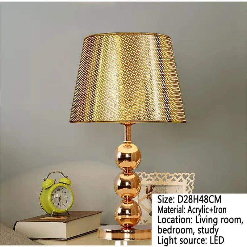 RONIN Nordic Modern Table Lamp Luxurious Living Room Bedroom Study LED Originality Bedside Desk Light