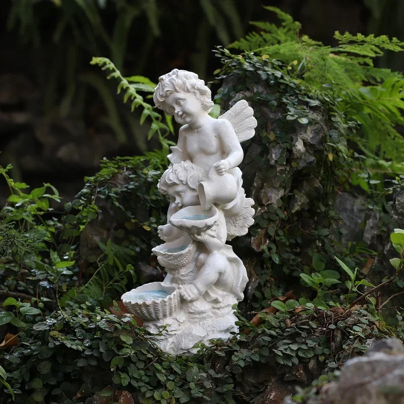 2024 Terrace, Balcony, Garden Layout, Landscaping, Courtyard, Solar Angel Decoration, Villa Living Room Decoration