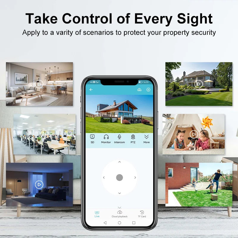 Vstarcam 2K Solar Security Cameras Wireless Outdoor Battery Powered Security Camera PIR Motion Alarm Cloud Storage Two Way Audio