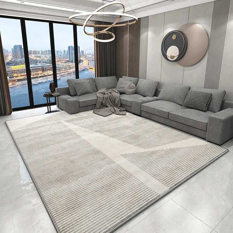 Nordic Light Luxury Living Room Rugs Sofa Coffee Tables Carpets Modern Simplicity Style Bedroom Carpet Home Cloakroom Lounge Rug
