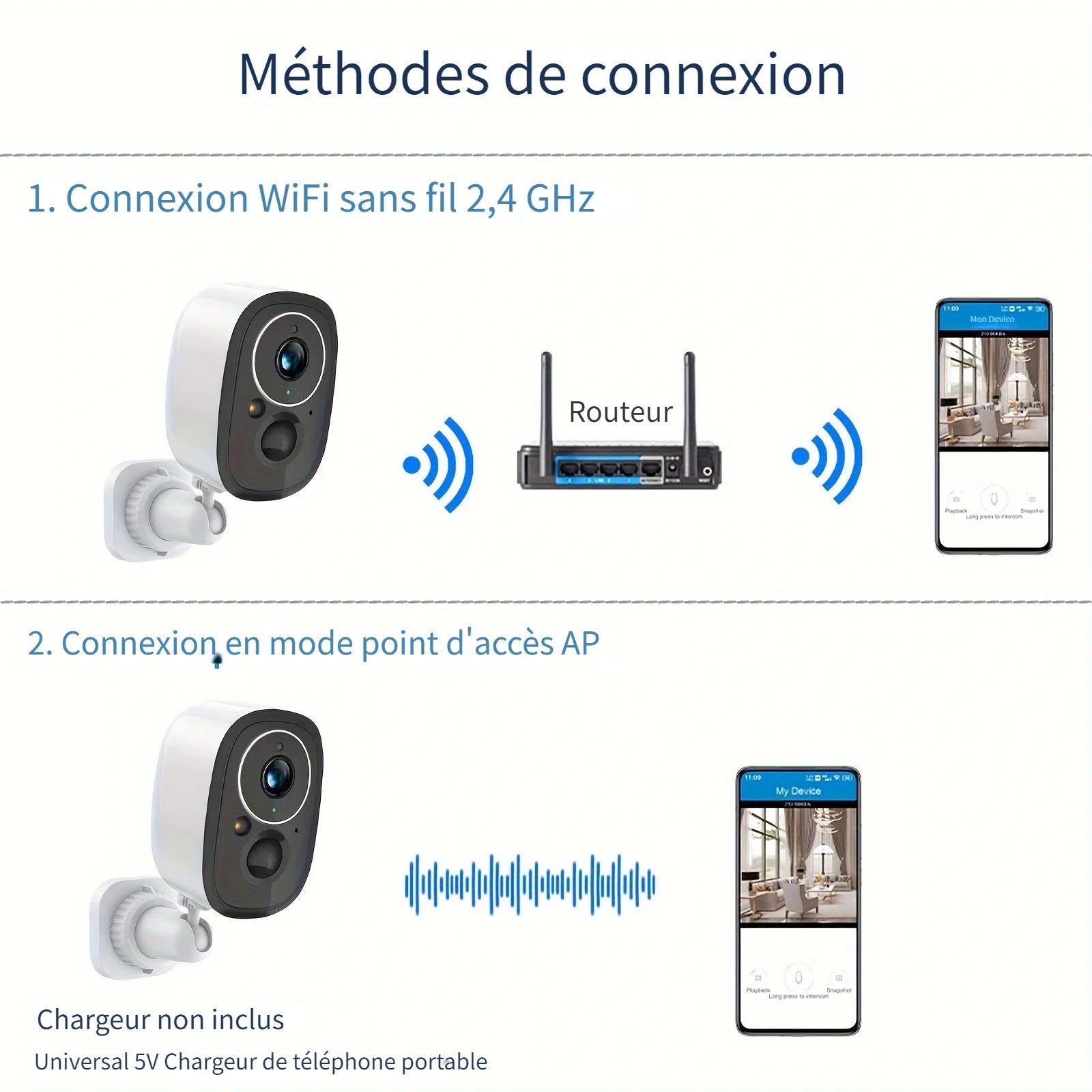 2K/3MP wireless outdoor security Camera 5200 mah battery powered PIR body detection night vision with spotlight two-way call