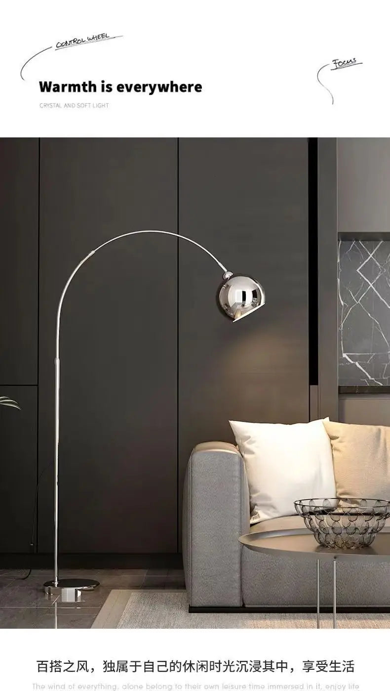 Nordic Luxury-style Floor Lamp Stylish Design For Living Room Modern And Simple Fishing Lamp Minimalist Sofa Lamp Standing Lamp