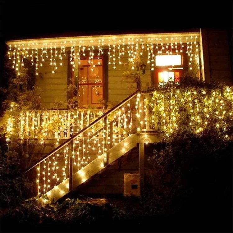 8 Modes USB Ice Stick Light String   Christmas LED Light Indoor Garland Home Party Garden New Year Bedroom Curtain Decoration