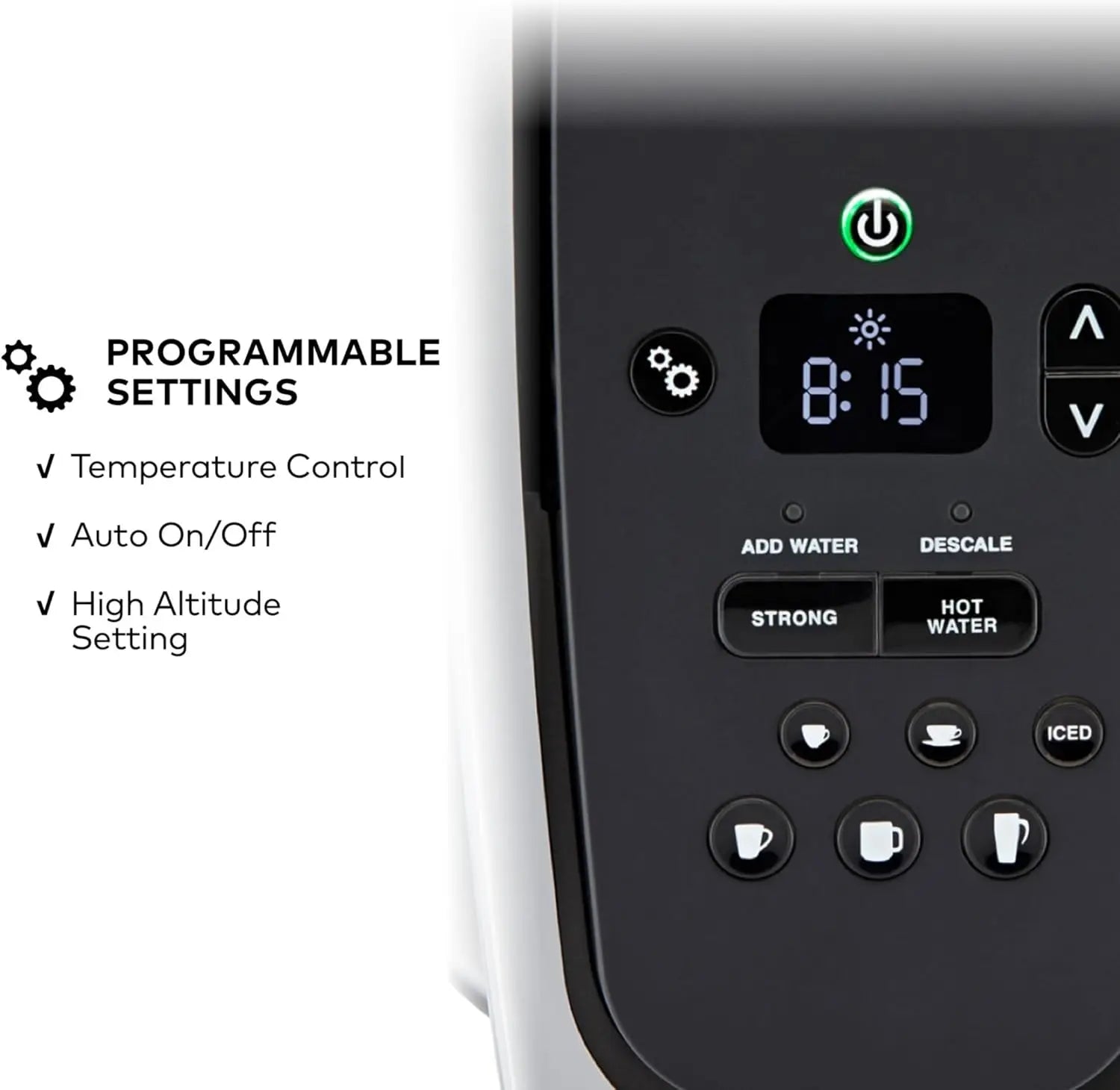 K-Elite Single Serve K-Cup Coffee Maker – Strength & Temperature Control with Iced Coffee