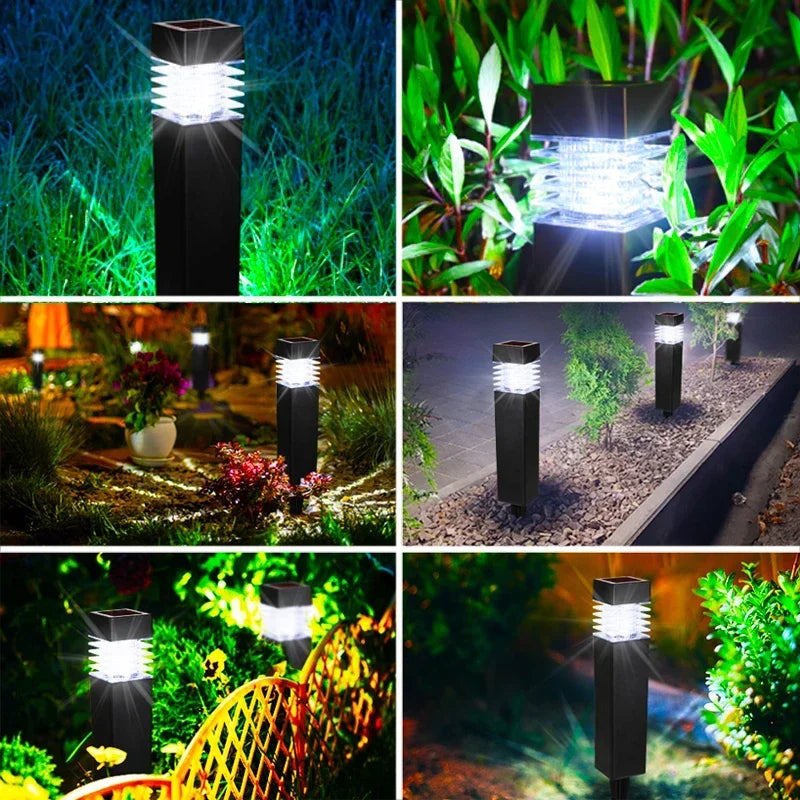 Night Decorative LED Garden Lights Solar Power Outdoor  Waterproof Lawn Pathway Patio Decor Solar Lamp