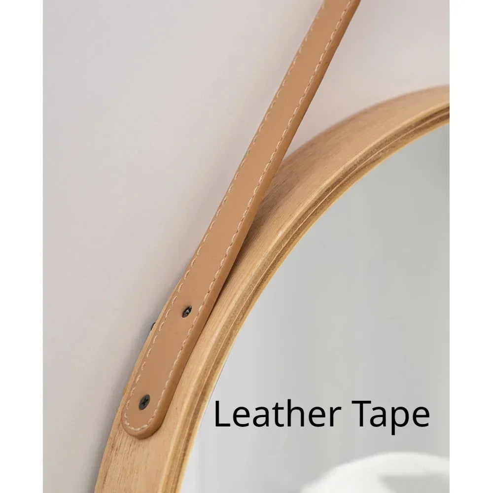 Dormitory Bathroom Toilet Dressing mirror, Wall mounted makeup mirror, easy hanging No punching required