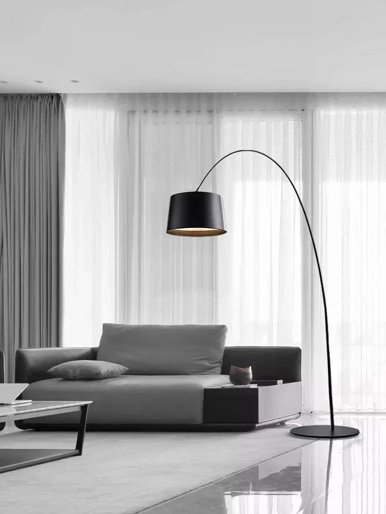 Modern Minimalist Led Floor Lamps Nordic Arc Living Room Sofa Stand Light Bedroom Bedside Lamp Decoration Home Lighting Fixtures