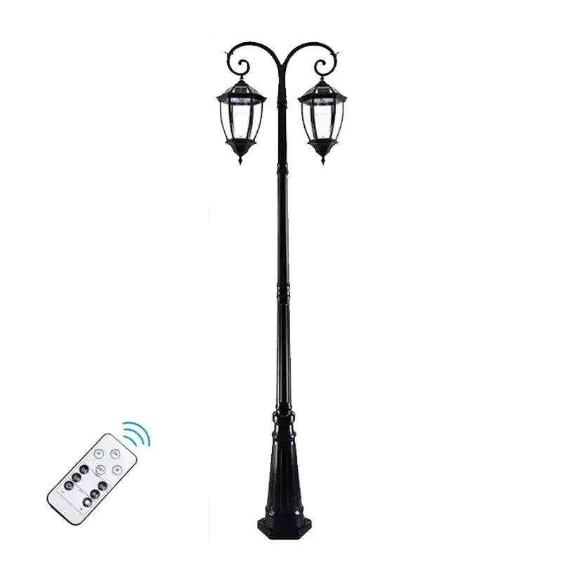 Led Outdoor European Style Courtyard Garden, Villa Aluminum Solar Street Light ≈260CM