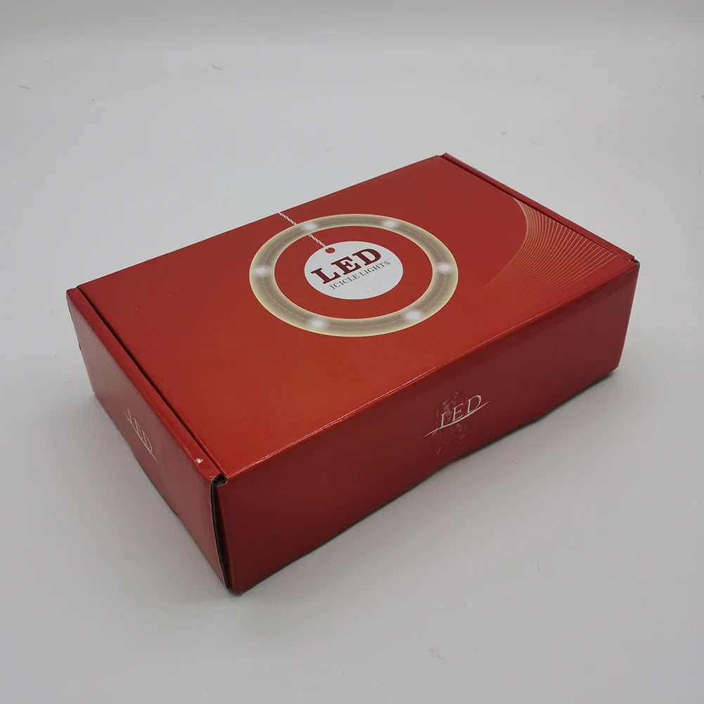 1pc Christmas Stars LED String Lights USB Operated  with Remote Christmas Decorative Ring Lights for  Indoor Decorations