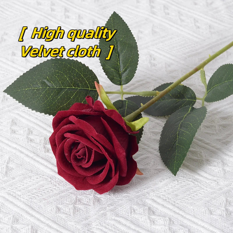 Artificial Rose Stems – 51cm Decorative Flowers (1 / 3 / 5 / 10 Pack)