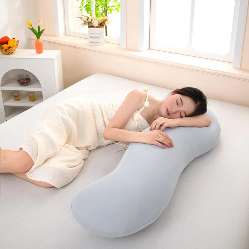 Ergonomic Double Wave Curve Side Sleeper Pillow for Comfortable Sleeping Supportive Pillow