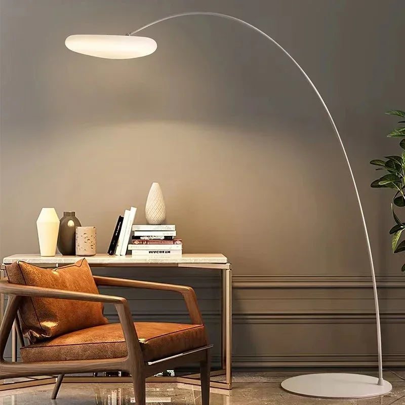 RONIN Fishing Floor Lamp Nordic Modern Family Living Room Beside The Sofa Creative LED Decorative Standing Light