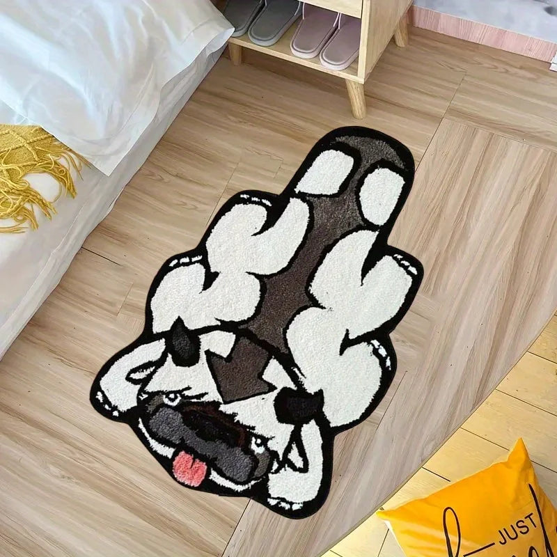 VIKAMA Cartoon Cute Rug - Warm Bedside Rug for Bedroom, Coffee Table Rug, Sofa Rug, Floor Mat for Home Decoration