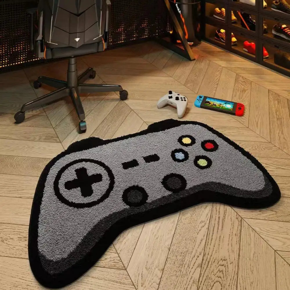 Gaming Rug for Kids Boy’s Bedroom Living Room Playroom  Non-Slip Gamer Carpet Children Gaming Area Rugs Home Decoration