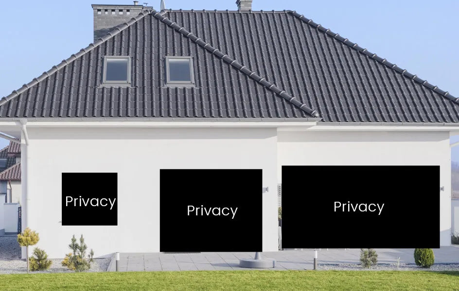 Modern Geometric Pillow Covers – Blue Abstract Boho (4-Piece Set, 18×18 in)