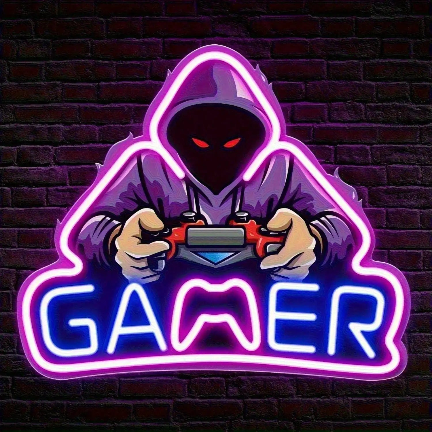 Cool Gamer Player Neon Sign for bor room decor Usb Dimmable LED Light For Bedrooms Gameroom Internet cafe decor brithday gifts