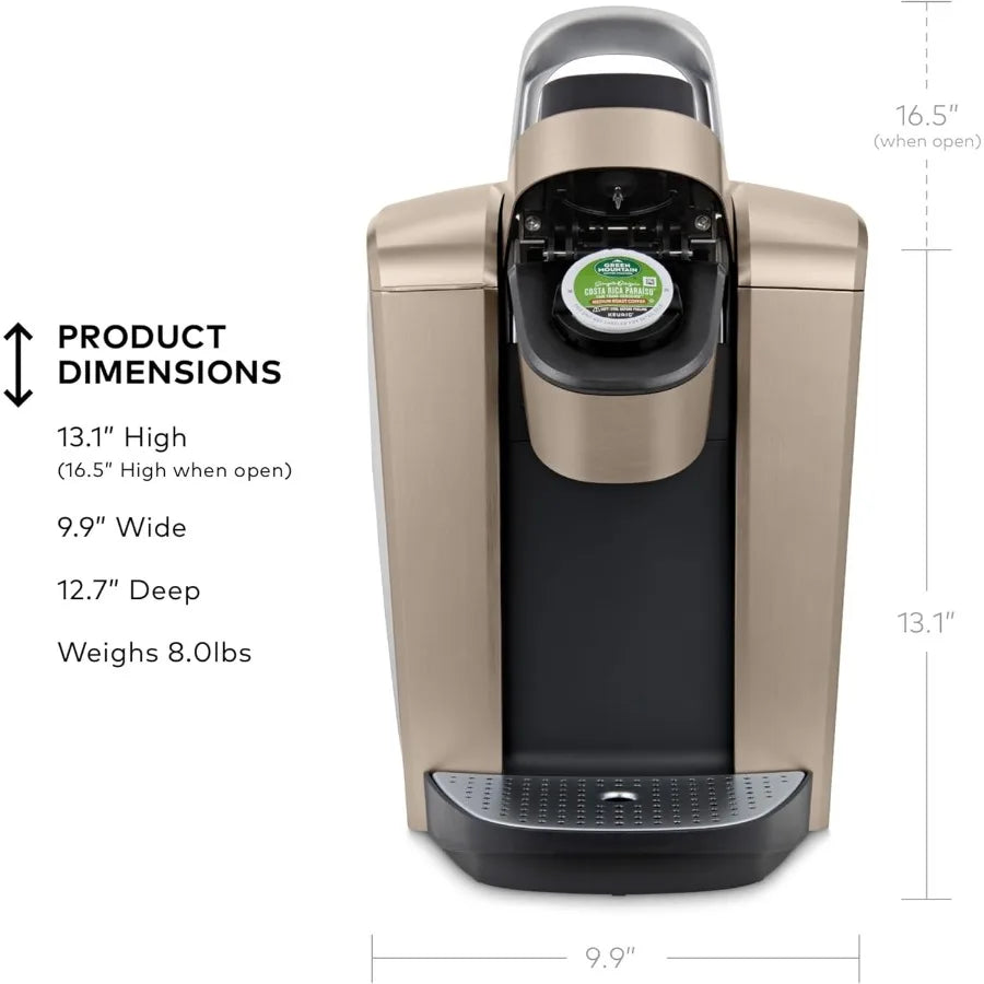 K-Elite Single Serve K-Cup Coffee Maker – Strength & Temperature Control with Iced Coffee