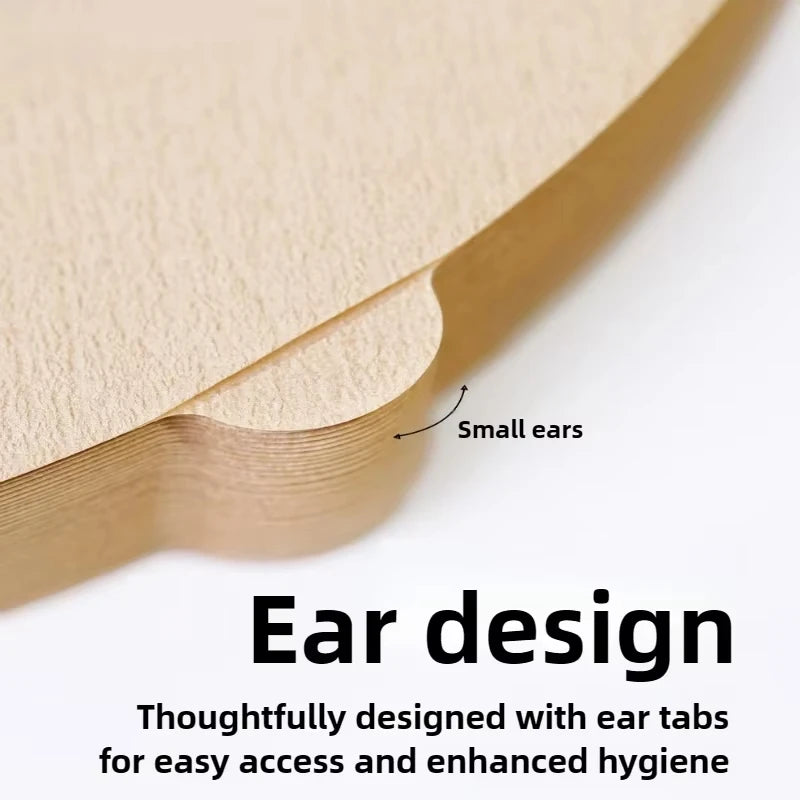 V-Shaped Disposable Coffee Filter Paper Bags – Eco-Friendly Hourglass Brewing Filters (50 / 100 Pack)